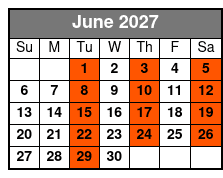 Swim with the Manatees junio Schedule