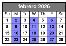 Kennedy Space Center Tour & Airboat Safari febrero Schedule