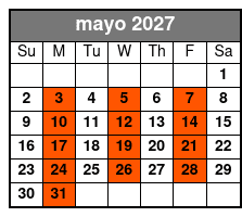 Kennedy Space Center Tour & Airboat Safari mayo Schedule