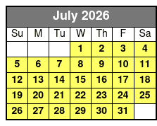 Kennedy Space Center Tours julio Schedule