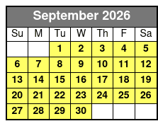 Kennedy Space Center Tours septiembre Schedule