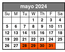 2-Day Pass mayo Schedule