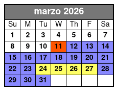 30-Minute Airboat Tour March Schedule