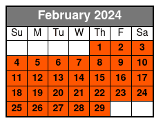 Orlando Explorer Pass febrero Schedule