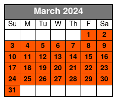 Orlando Explorer Pass marzo Schedule