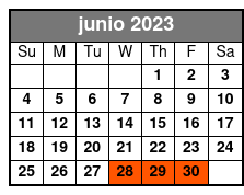 18:15 junio Schedule