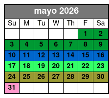 1-Hour Evening Airboat Ride mayo Schedule