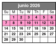 1-Hour Evening Airboat Ride junio Schedule