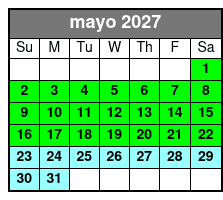 1-Hour Evening Airboat Ride mayo Schedule