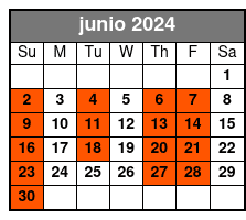 30-Minute Airboat junio Schedule