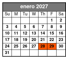 30 Minute Airboat Wild Florida enero Schedule