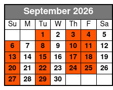 Florida Everglades Airboat Tour with Transport septiembre Schedule