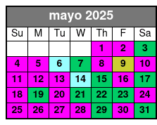 The Orlando Eye mayo Schedule