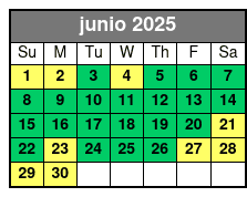 The Orlando Eye junio Schedule