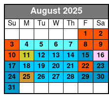 The Coca-Cola Orlando Eye Admission agosto Schedule
