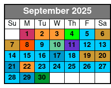 The Coca-Cola Orlando Eye Admission septiembre Schedule