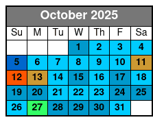 The Coca-Cola Orlando Eye Admission octubre Schedule