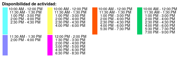 Titanic The Artifact Exhibition Orlando Color Key