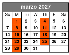 Sea Screamer Boat at the Beach marzo Schedule