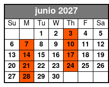 Sea Screamer Boat at the Beach junio Schedule