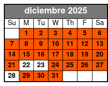 Madame Tussauds Ticket (T) diciembre Schedule