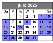 3 Attraction Combo Ticket (P) julio Schedule