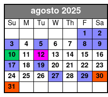 3 Attraction Combo Ticket (P) agosto Schedule