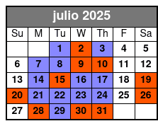 Madame Tussauds Ticket (S) julio Schedule