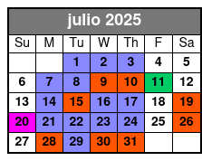 2 Attraction Combo Ticket (S) julio Schedule