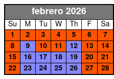 2 Attraction Combo Ticket (S) febrero Schedule