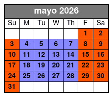 2 Attraction Combo Ticket (S) mayo Schedule