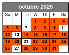 Madame Tussauds Ticket (P) octubre Schedule