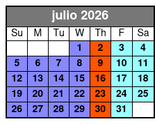 3 Attraction Combo Ticket (S) julio Schedule