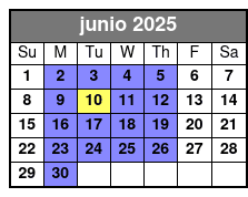Madame Tussauds + Sea Life (S) junio Schedule