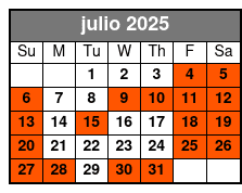 2 Attraction Combo Ticket (P) julio Schedule