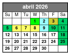 3 Attraction Combo Ticket (P) April Schedule