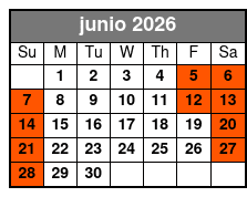 Madame Tussauds + Sea Life (P) June Schedule