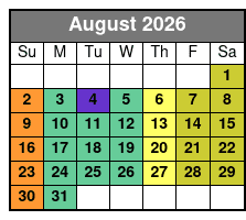 Madame Tussauds Orlando agosto Schedule