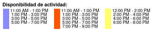 2 Attraction Combo Ticket (S) Color Key
