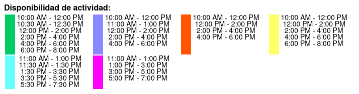 3 Attraction Combo Ticket (T) Color Key