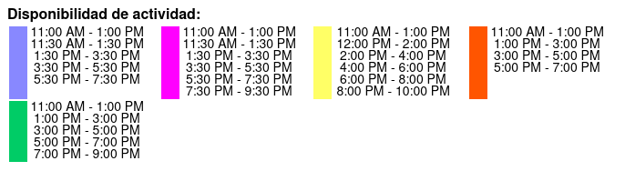 Madame Tussauds + Sea Life (T) Color Key