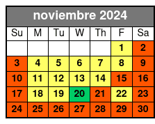 Sl + Mt + The Orlando Eye noviembre Schedule