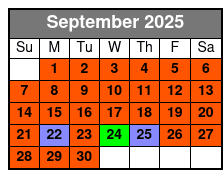Sea Life Orlando Aquarium septiembre Schedule