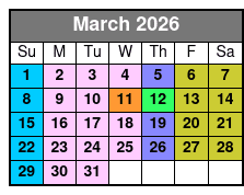 Sea Life Orlando Aquarium marzo Schedule