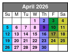 Sea Life Orlando Aquarium abril Schedule