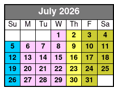 Sea Life Orlando Aquarium julio Schedule