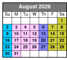 Sea Life Orlando Aquarium agosto Schedule