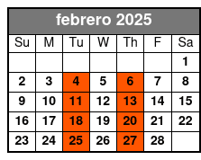 Manatee Swim, Park & Airboat febrero Schedule