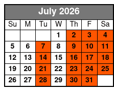 Crystal River Manatee Swim from Orlando julio Schedule