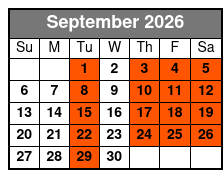 Crystal River Manatee Swim from Orlando septiembre Schedule